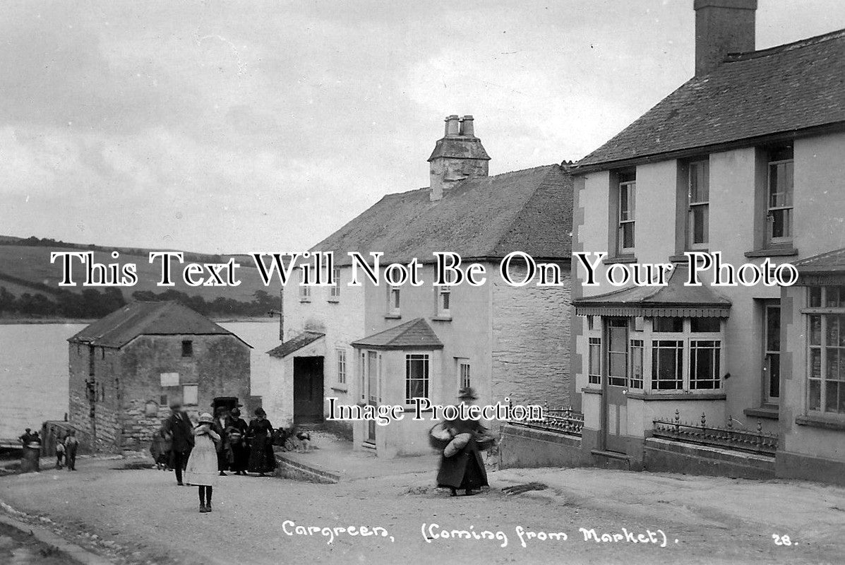 CO 91 - Coming From Market, Cargreen, Cornwall