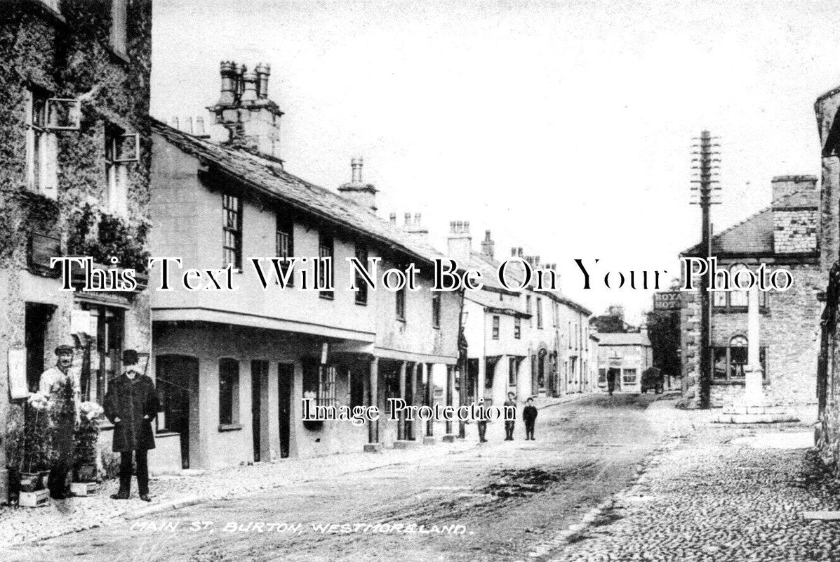 CU 1261 Main Street Burton In Kendal Cumbria JB Archive