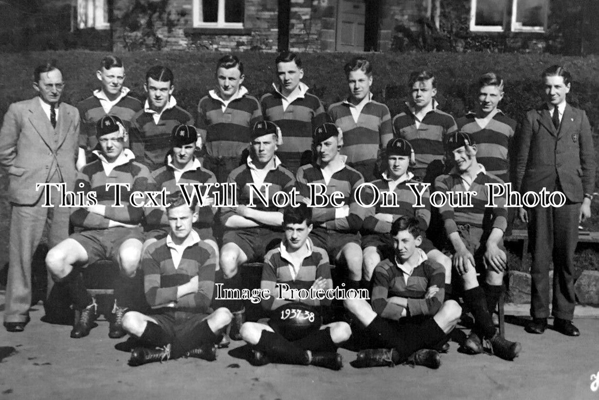 CU 1440 - Keswick School Rugby Team, Cumbria 1937-38