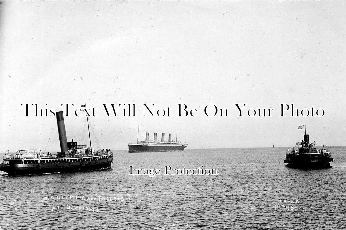 DE 10 - S.S Olympic, White Star Line, Plymouth, Devon