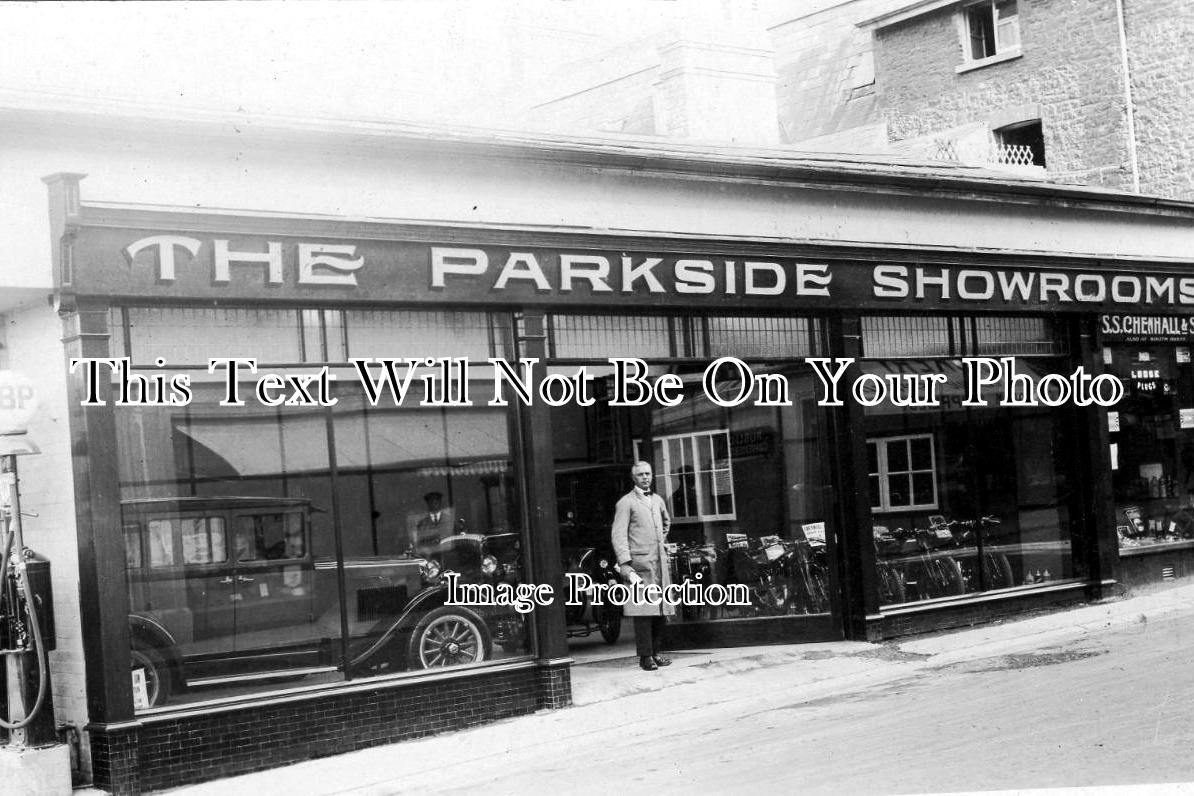 DE 1015 - Chenhall Parkside Motor Car Motorcycle Showroom Shop Front Paignton