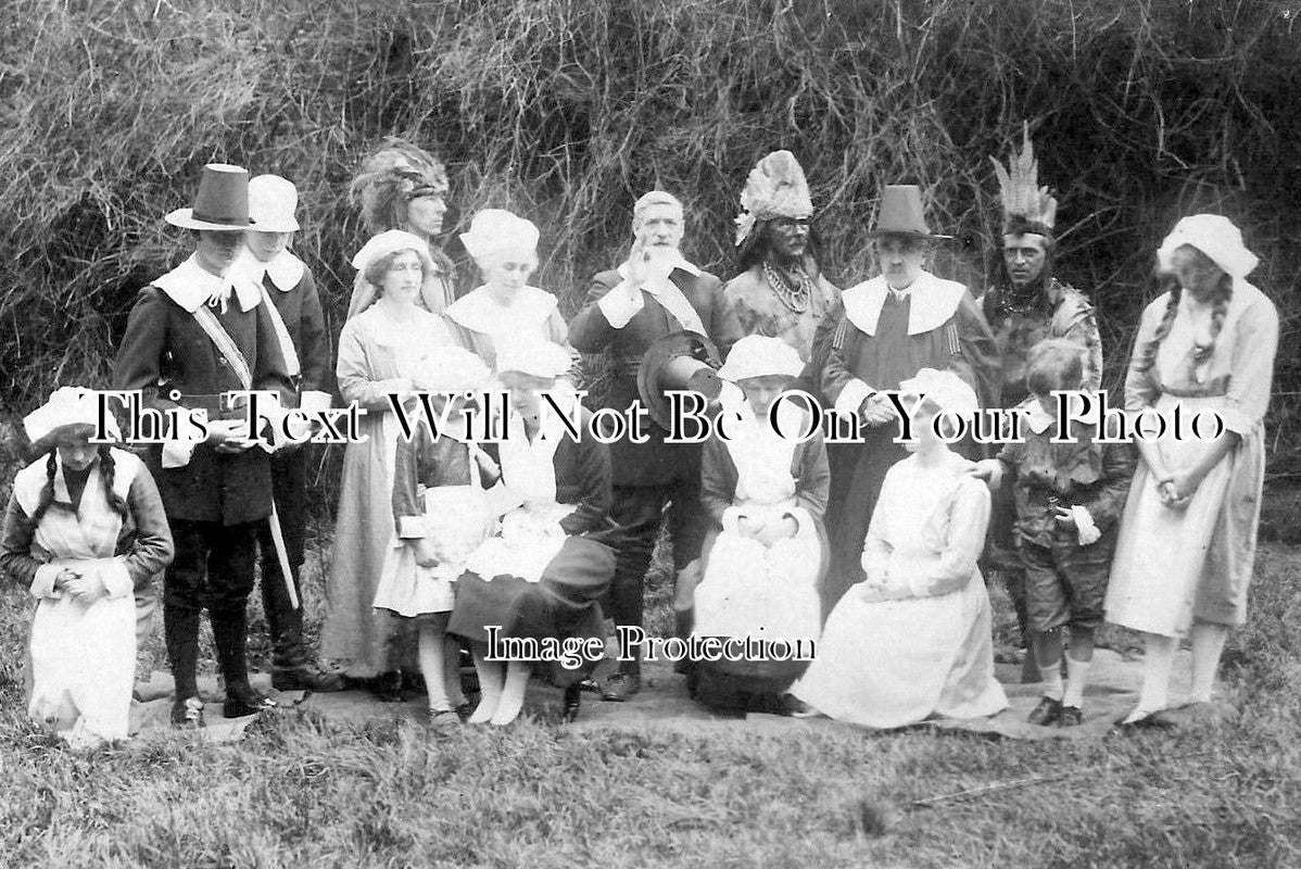 DE 1044 - Pilgrim Fathers, Plymouth Mayflower Boston 1620 At Bideford, Devon 1920