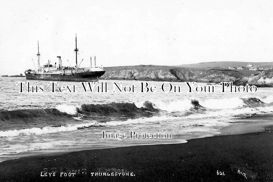 DE 1123 - Luis Shield Shipwreck, Leys Foot, Thurlestone, Devon c1939