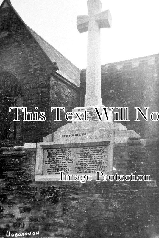 DE 1217 - Ugborough War Memorial, Devon