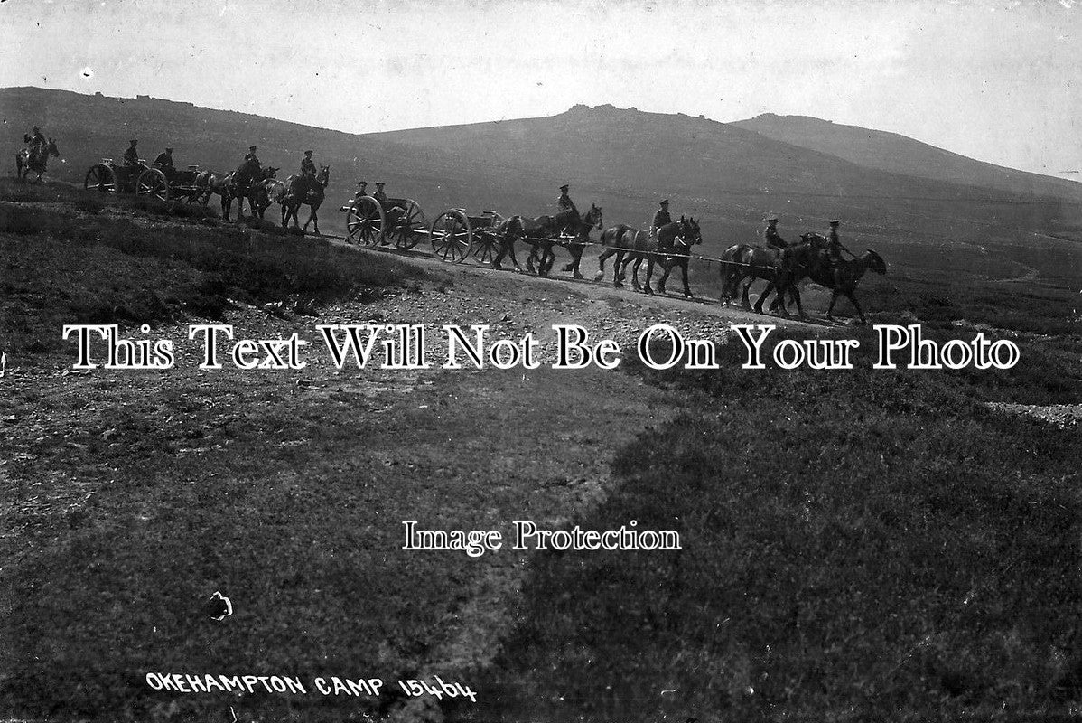 DE 133 - R.F.A Gun Practice, Okehampton, Devon