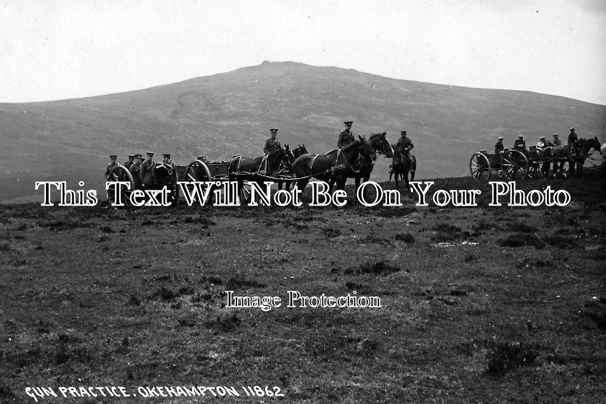 DE 134 - R.F.A Gun Practice, Okehampton, Devon