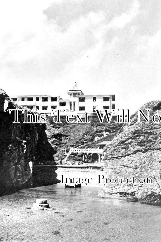 DE 1372 - Burgh Island Hotel Bathing Pool, Bigbury-on-Sea, Devon