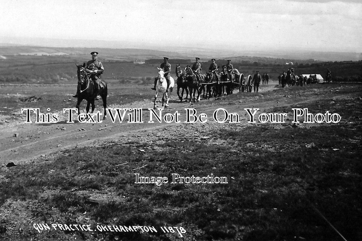 DE 142 - R.F.A Gun Practice, Okehampton, Devon