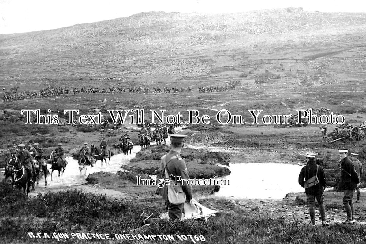 DE 1452 - RFA Gun Practice, Okehampton, Devon