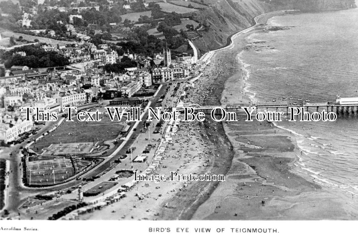 DE 1532 - Aerial View Of Teignmouth, Devon
