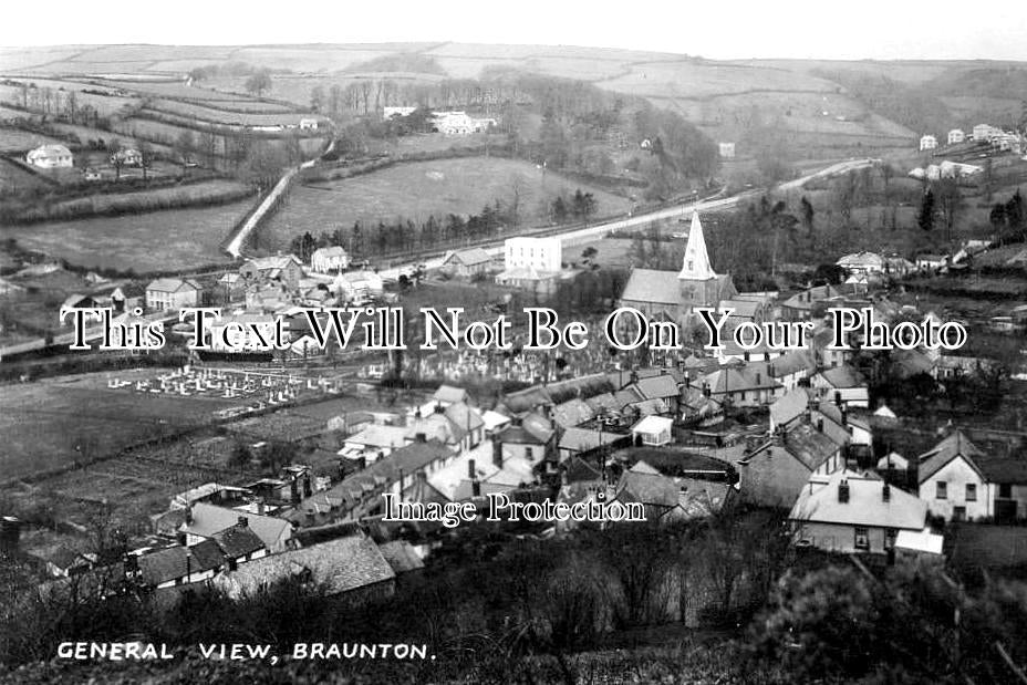 DE 1542 - General View Of Braunton, Devon