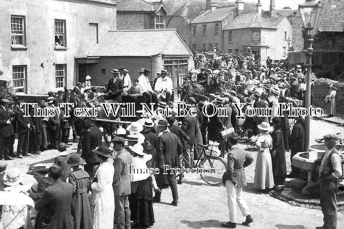 DE 1583 - Kingsteignton, Ram Roast Procession, Devon c1912
