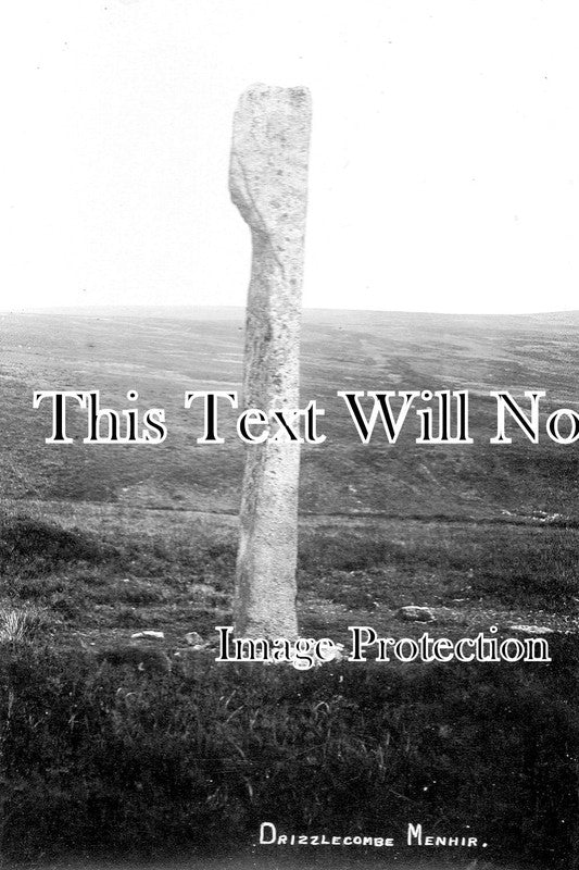 DE 1607 - Drizzlecombe Mehir, Dartmoor, Devon