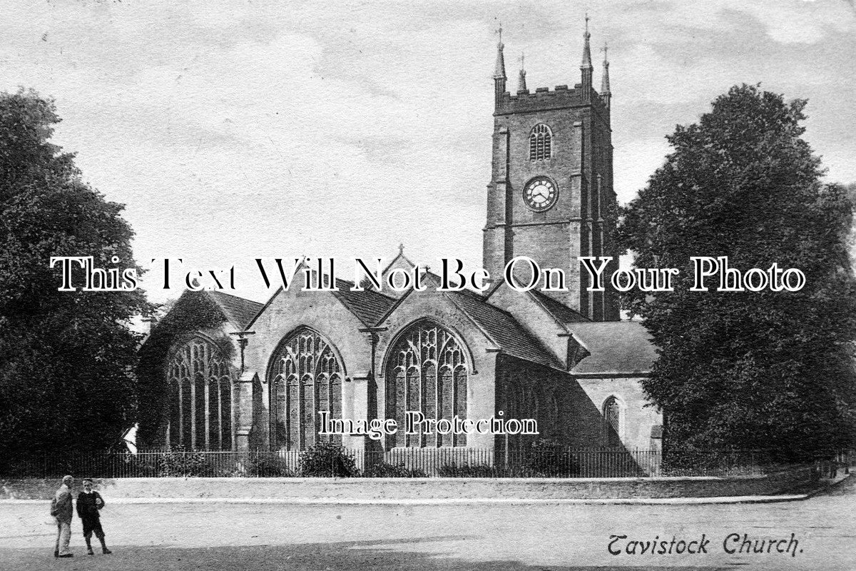 DE 165 - Tavistock Church, Devon c1906