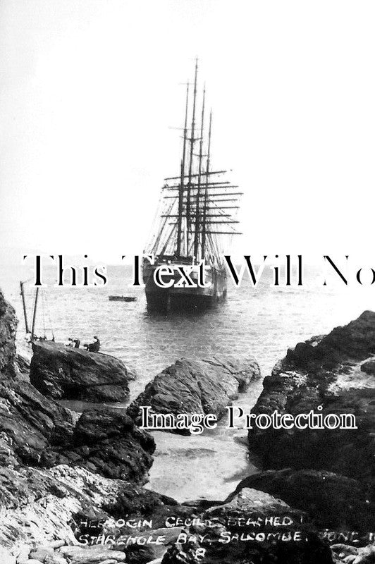 DE 1791 - Herzogin Cecilie Beach At Starehole Bay, Salcombe, Devon 1936