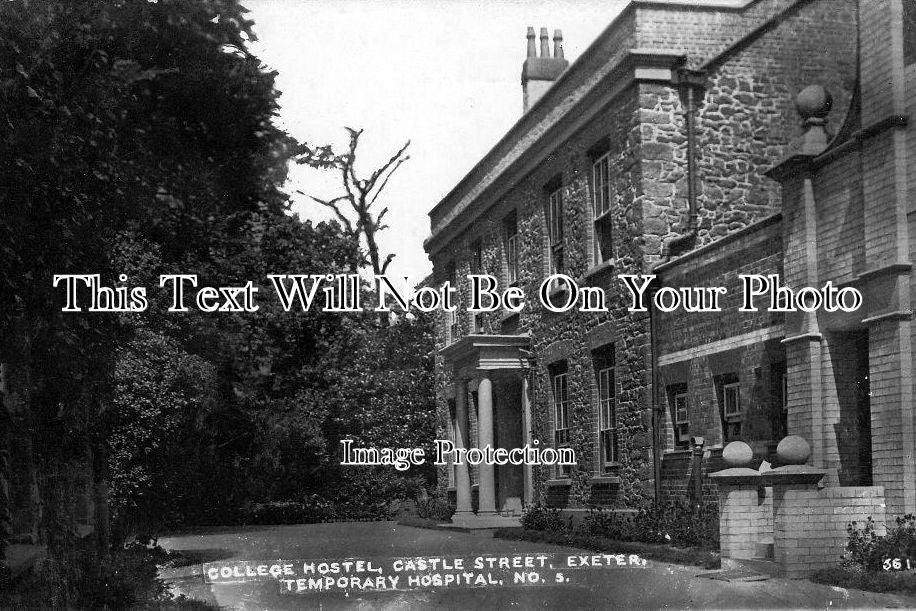 DE 182 - Temporary Hospital, Castle Street, Exeter, Devon c1917