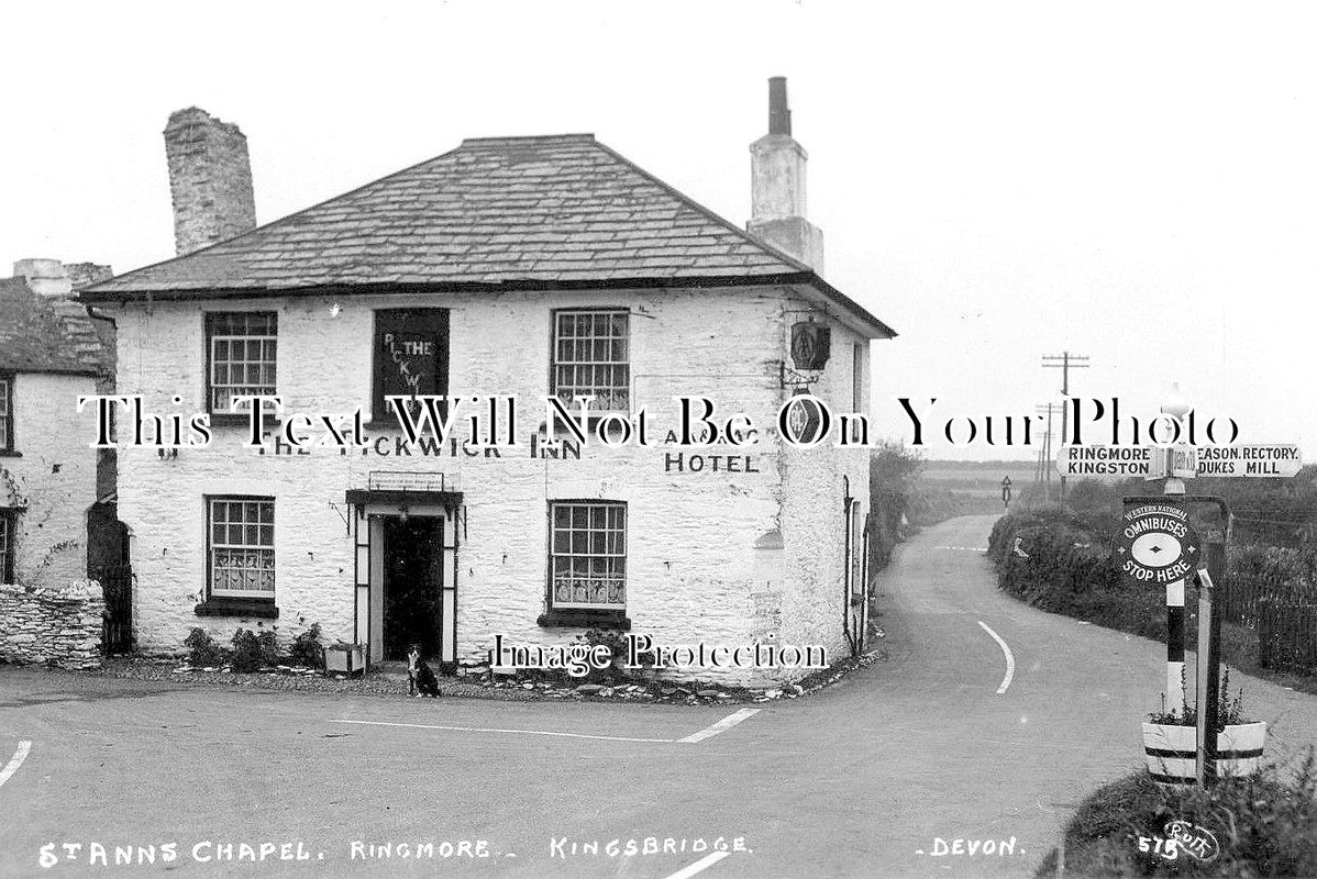 DE 1875 - The Pickwick Inn, St Anns Chapel, Ringmore, Kingsbridge, Devon