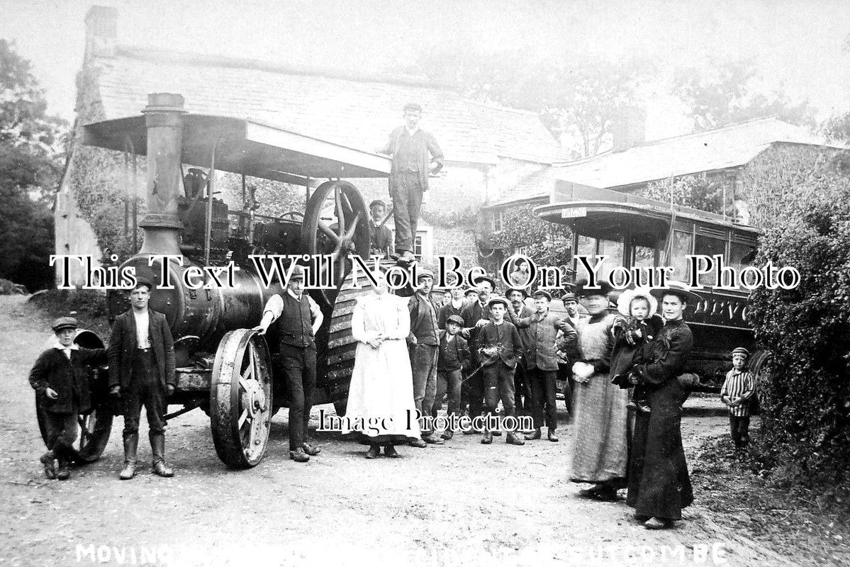 DE 1908 - Moving Motor After Accident, Sutcombe, Devon