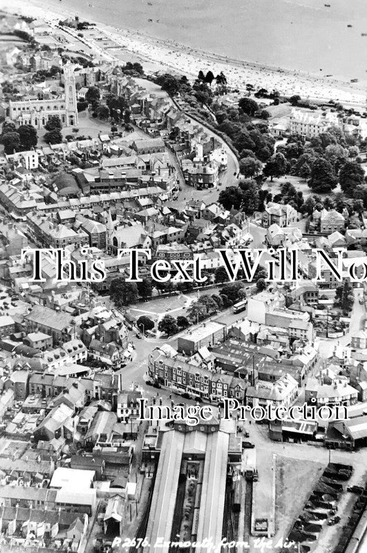 DE 1942 - Exmouth Aerial View, Devon