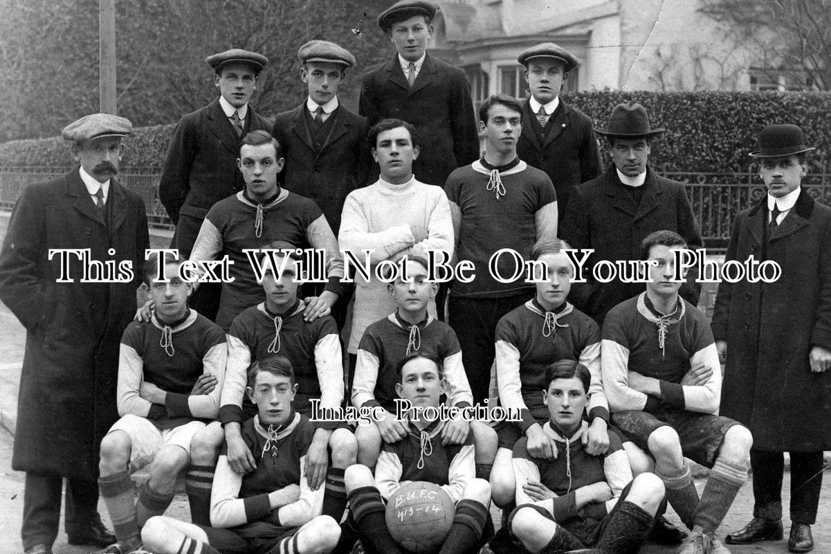 DE 199 - Baptist Church Football Team, Boutport, Barnstaple, Devon c1913