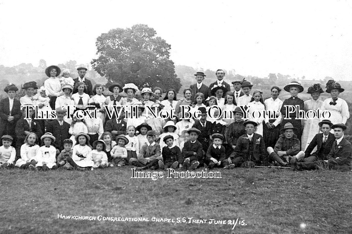 DE 2064 - Hawkchurch Chapel Sunday School, Devon c1915