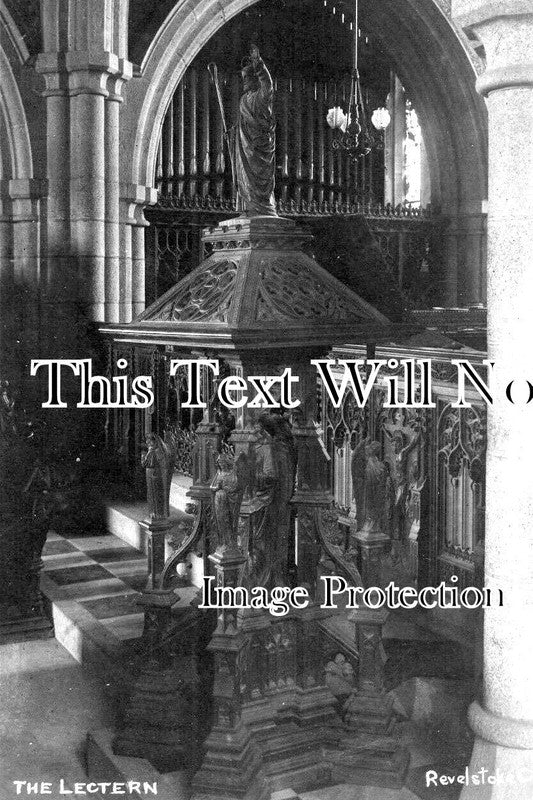 DE 2076 - The Lectern, Revelstoke Church, Noss Mayo, Devon