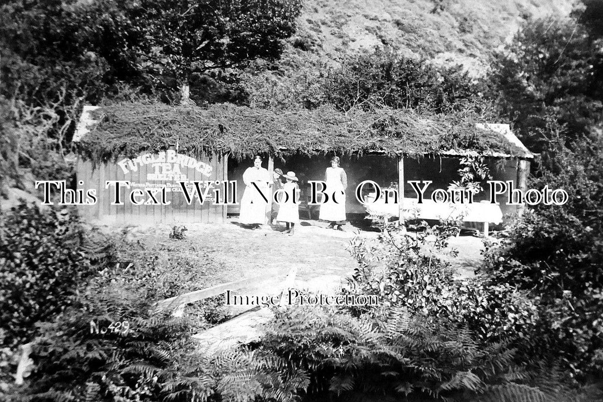 DE 2104 - Fingle Bridge Tea Shelter, Drewsteignton, Devon 1909