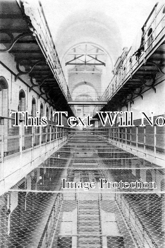 DE 2184 - Interior Of Prison Hall, Dartmoor Prison, Princetown, Devon