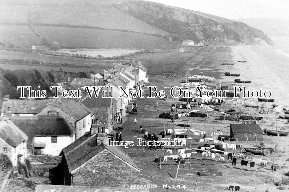 DE 219 - Washing Day On The Beach, Beesands, Devon