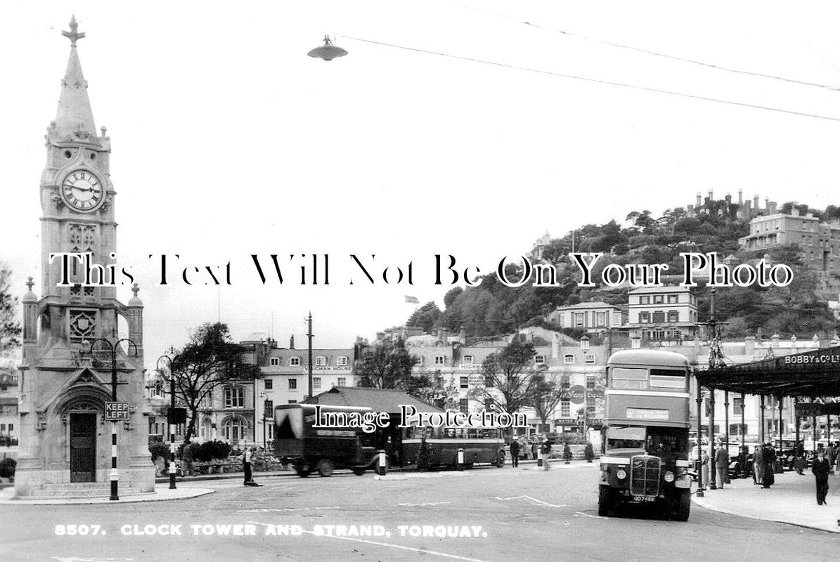 DE 2257 - Clock Tower & Strand, Torquay, Devon