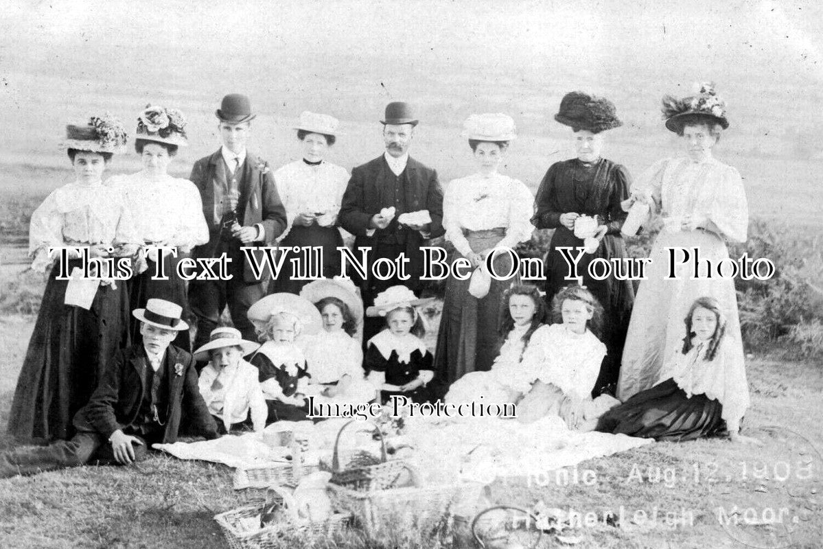 DE 2340 - Picnic On Hatherleigh Moor, Devon 1908