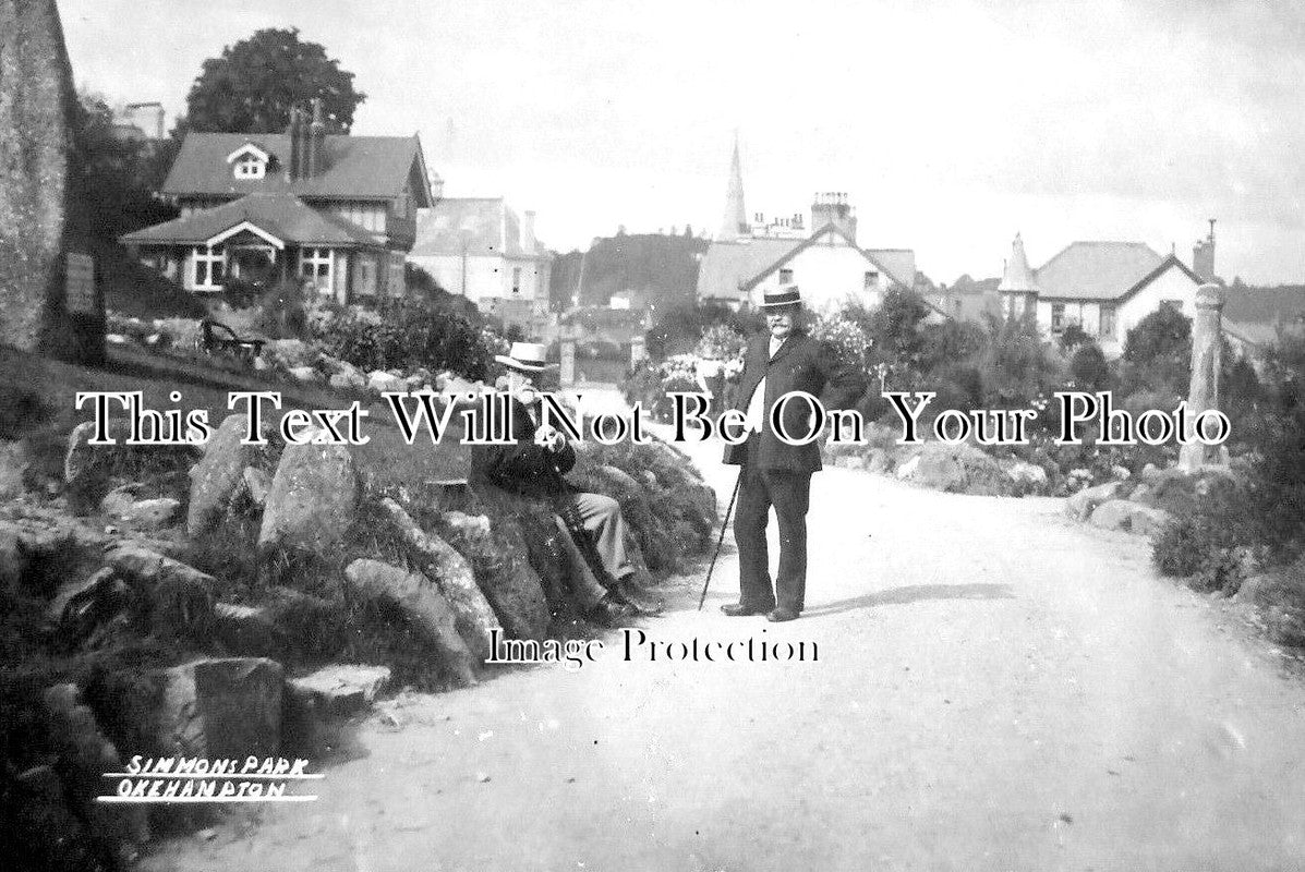 DE 2505 - Simmons Park, Okehampton, Devon c1911