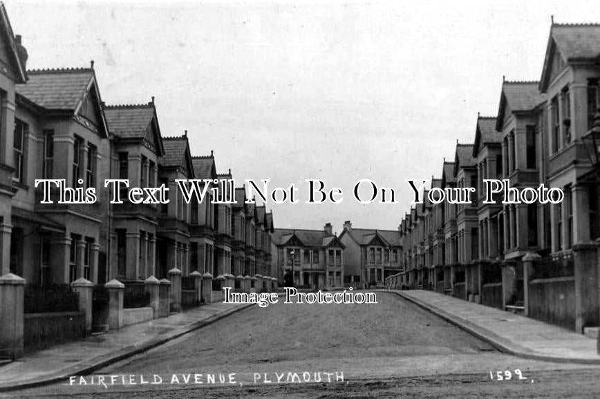 DE 258 - Fairfield Avenue, Peverell, Plymouth, Devon c1911
