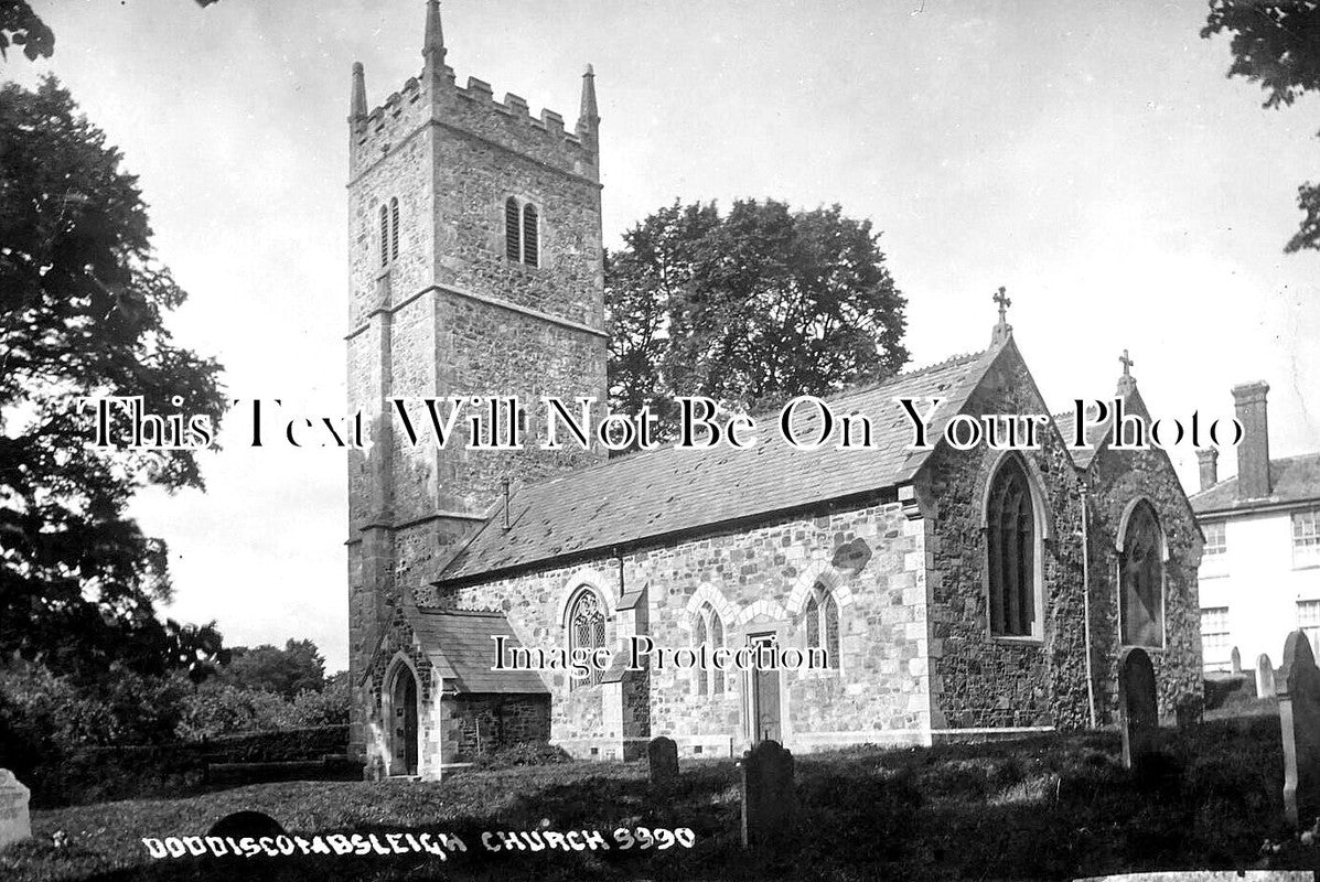 DE 2600 - Doddiscombsleigh Church, Devon c1913