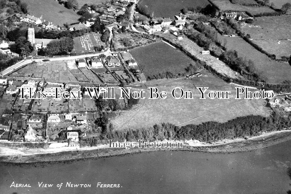 DE 2612 - Aerial View Of Newton Ferrers, Devon