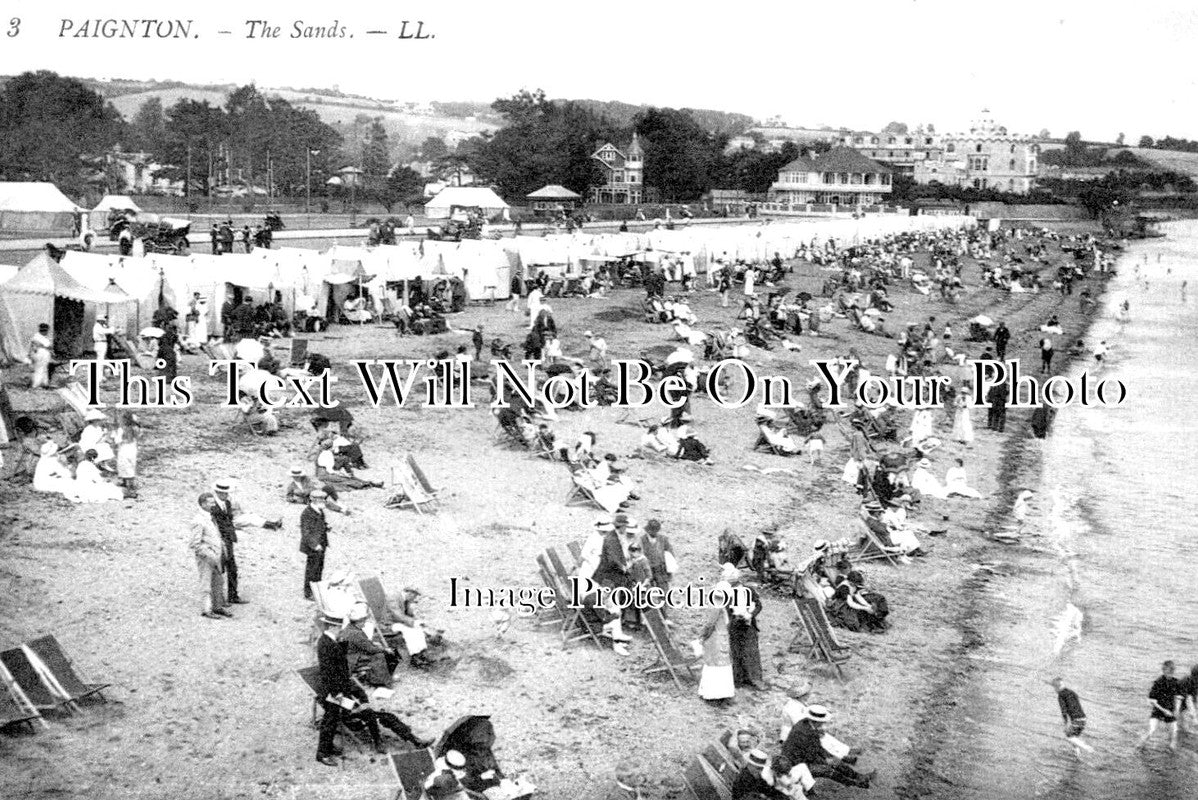 DE 2684 - The Sands, Paignton, Devon c1910