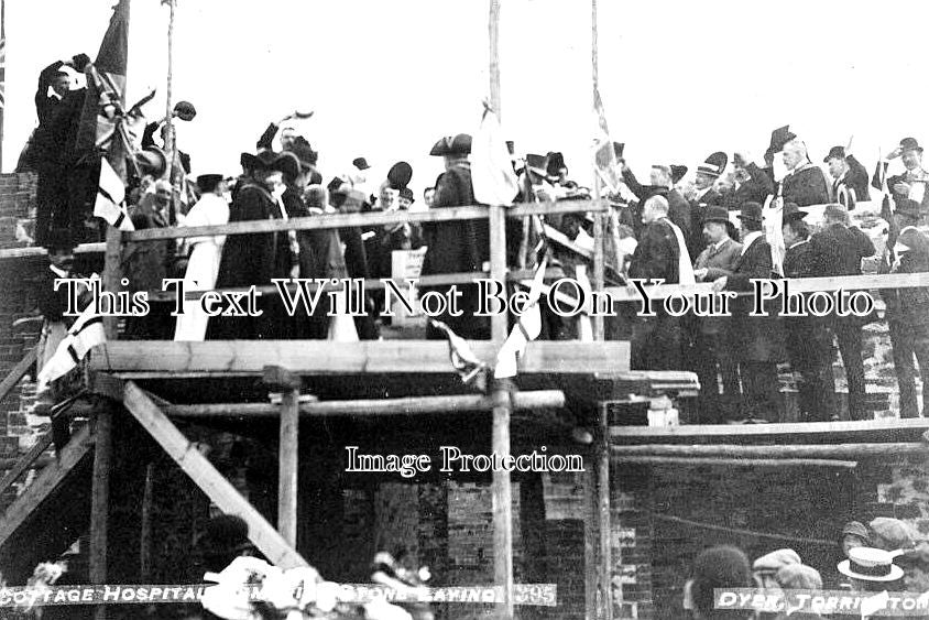 DE 2713 - Cottage Hospital Stone Laying, Great Torrington, Devon 1908