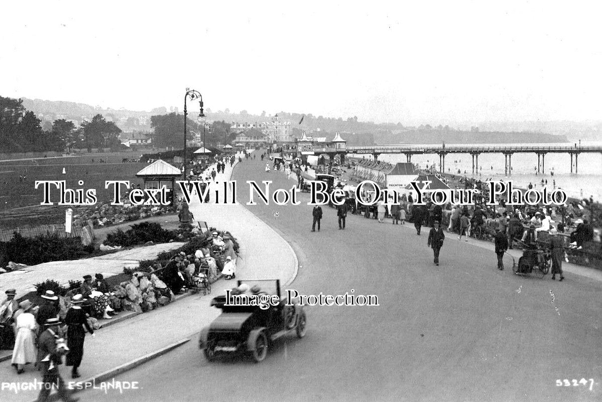 DE 2716 - Paignton Esplanade, Devon c1923