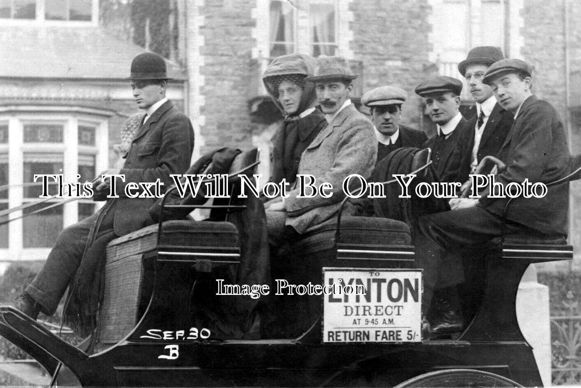 DE 2908 - Lynton Horse Drawn Carriage, Devon