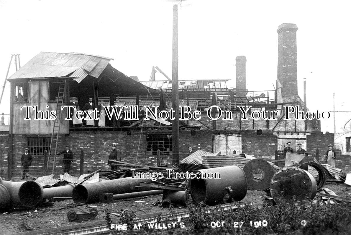 DE 2925 - Fire At Willeys Mill, Exeter, Devon 1910