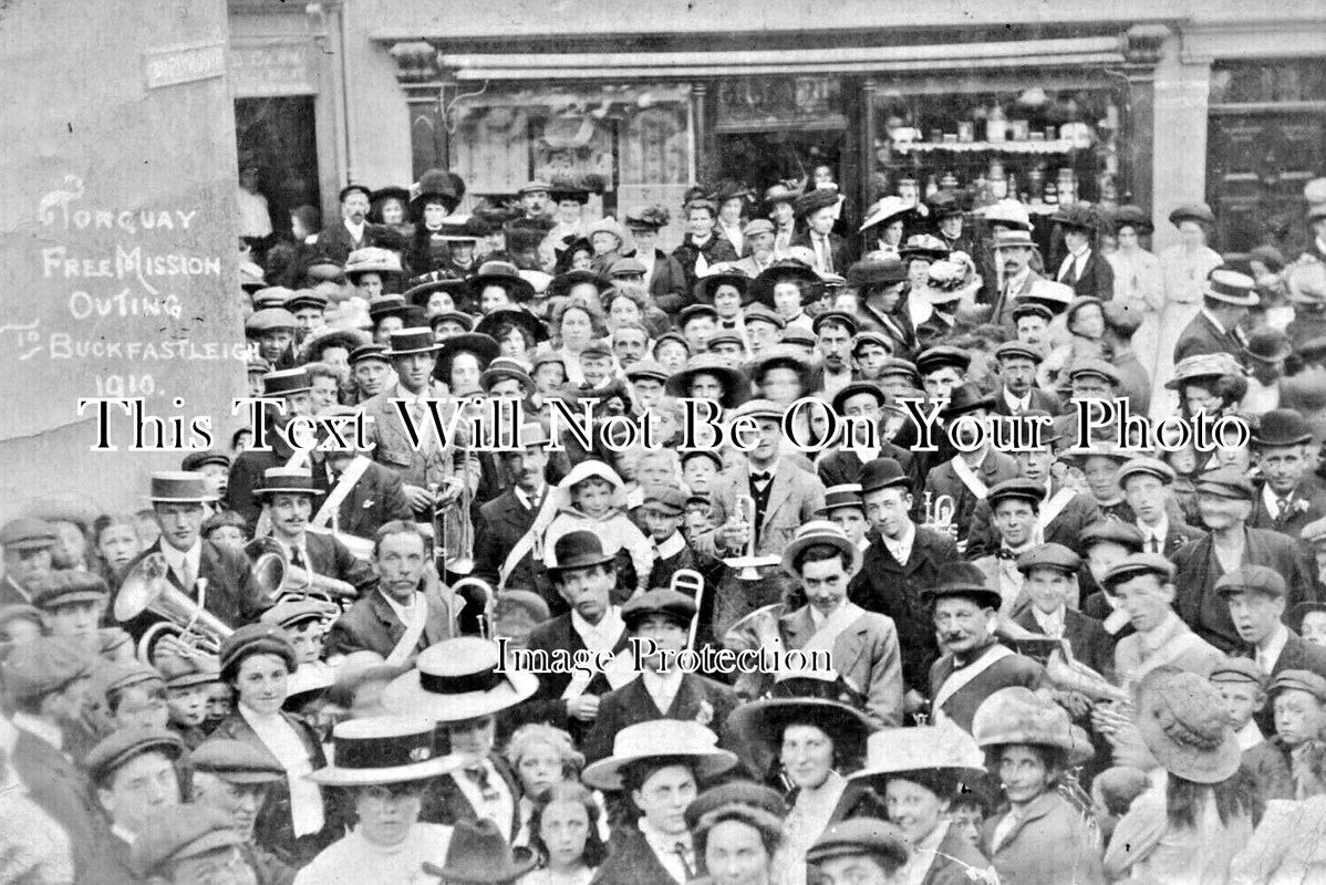 DE 2939 - Torquay Free Mission Outing To Buckfastleigh, Devon c1910