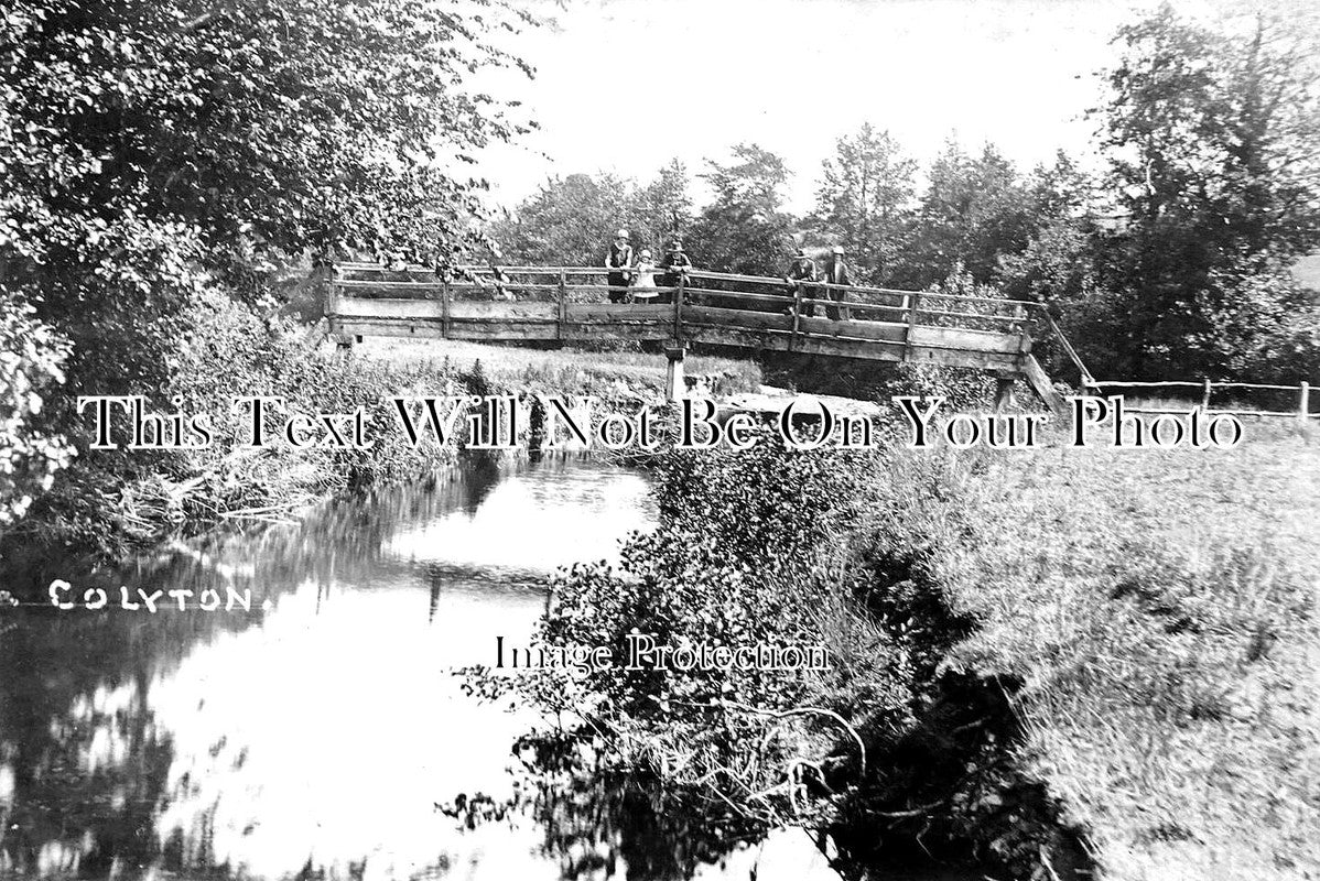 DE 2954 - Footbridge, Colyton, Devon c1932