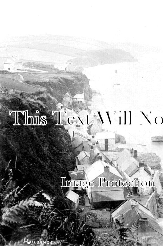DE 2992 - Hallsands Before The Great Tide, Devon c1917