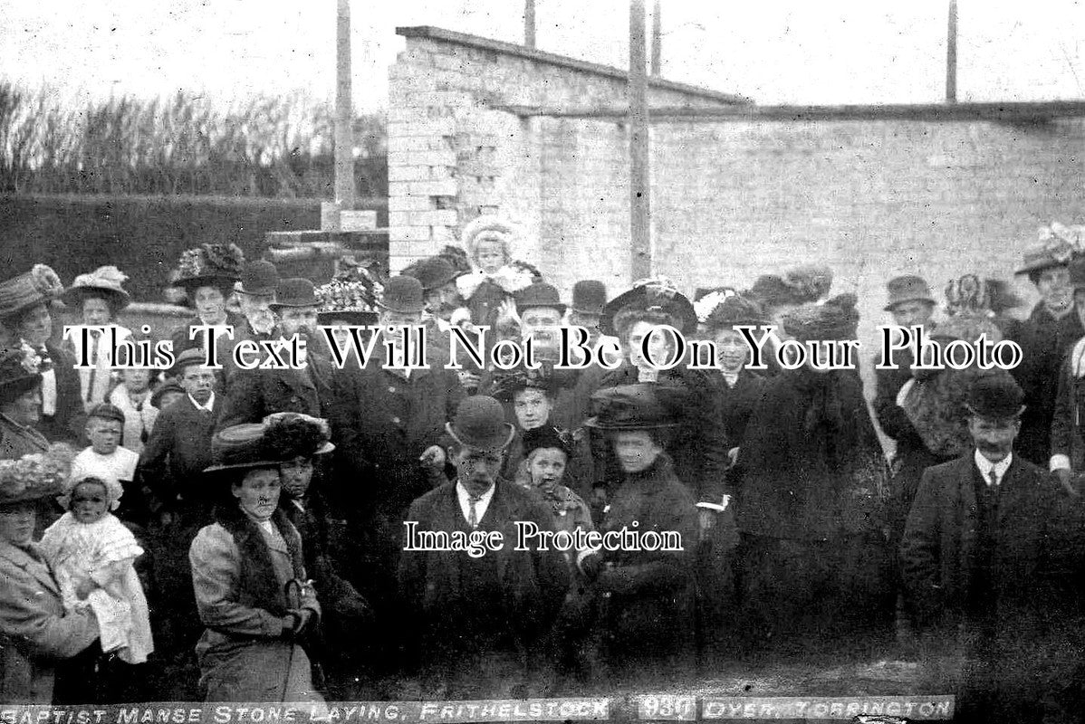 DE 3033 - Baptist Manse Stone Laying, Frithelstock, Devon