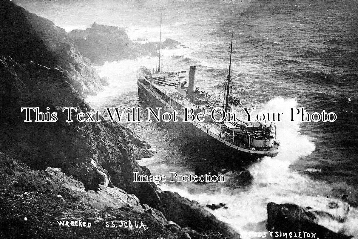 DE 3063 - SS Jebba Steam Ship Wreck, Bolt Tail Near Salcombe, Devon c1907