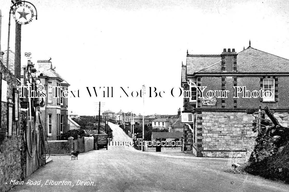 DE 3153 - Main Road, Elburton, Devon c1943