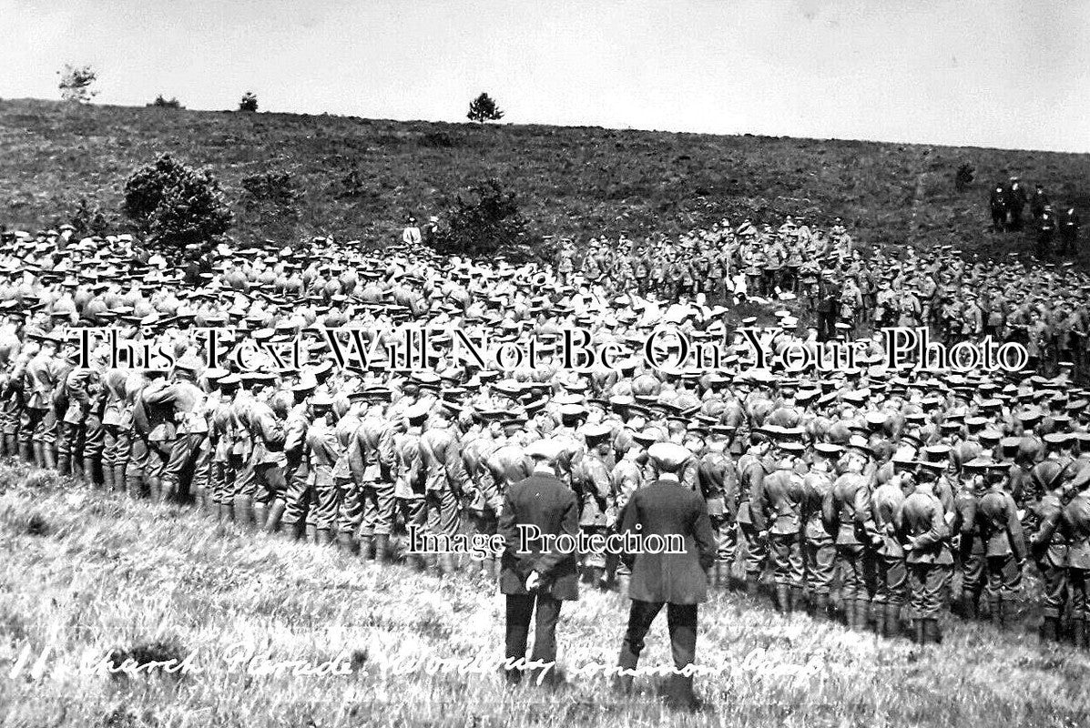 DE 3163 - Woodbury Camp, Budleigh, Salterton, Devon WW1