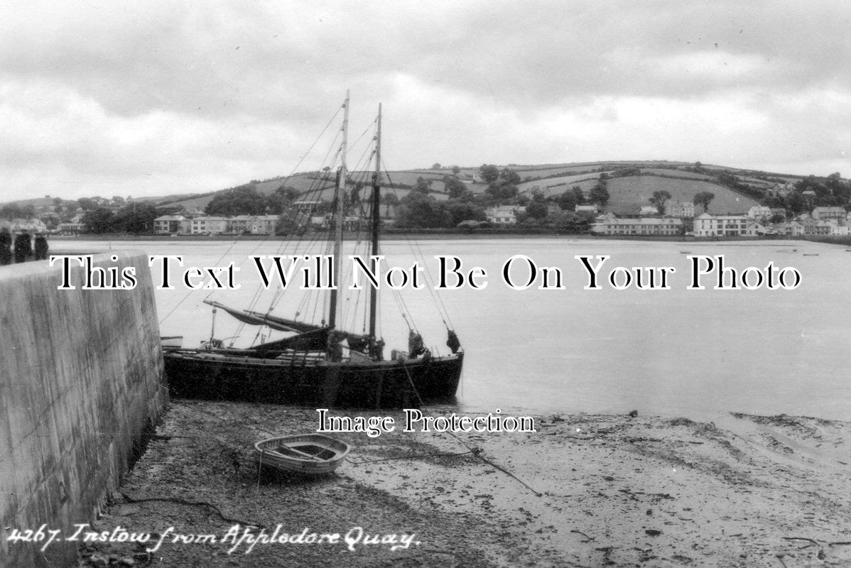 DE 3184 - Instow Harbour From Appledore Quay, Devon c1932