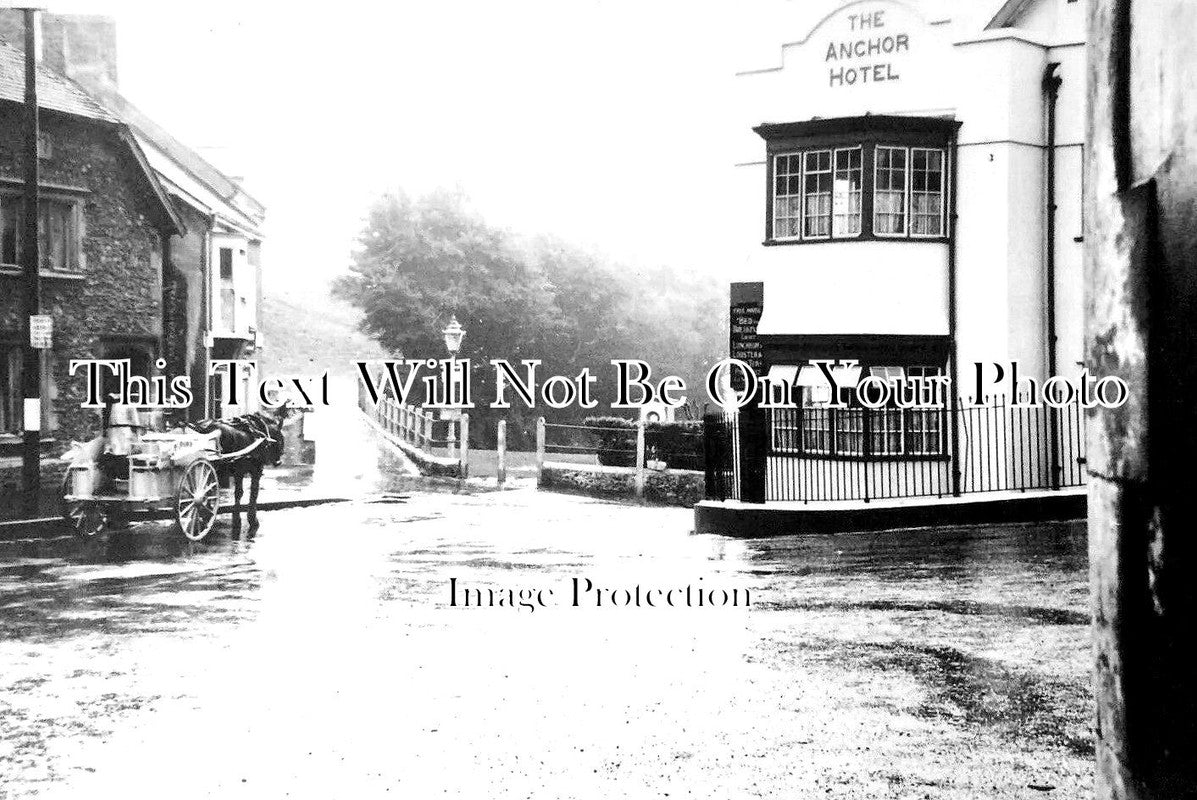 DE 3242 - Floods At Beer, The Anchor Hotel, Devon