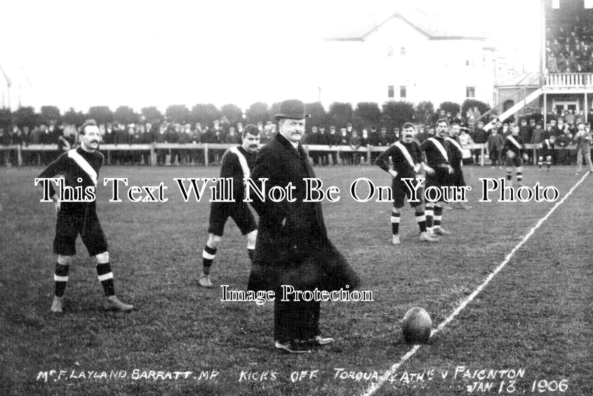 DE 3245 - Torquay Athletic v Paignton Rugby Match, Devon 1906